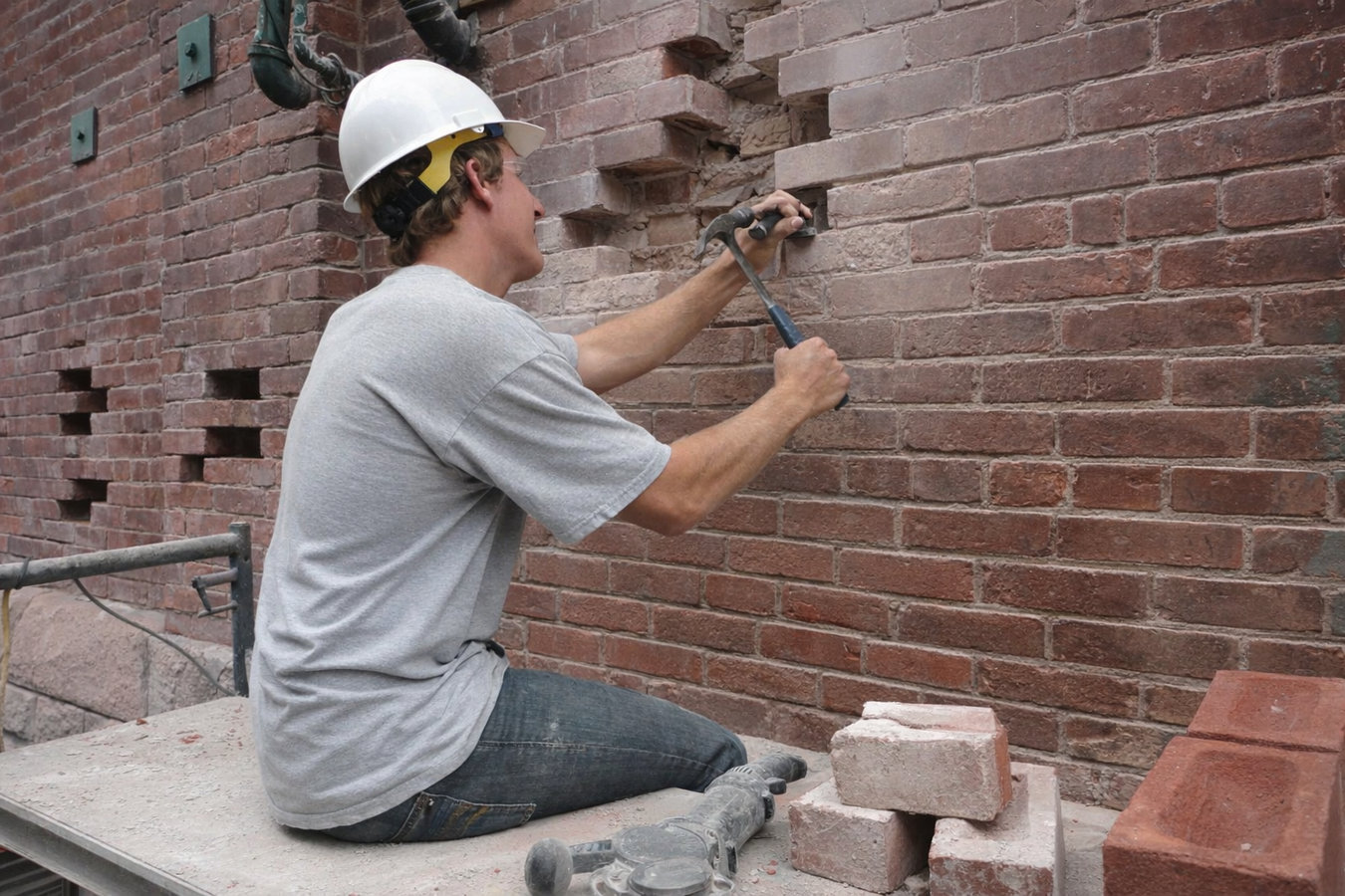 Brick repair in Folsom, CA