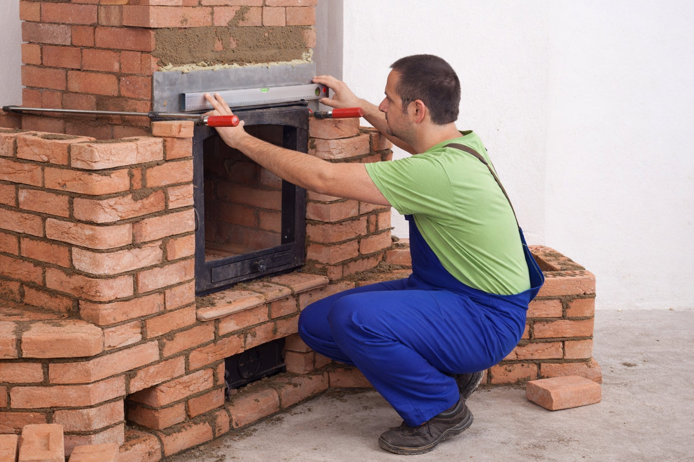 Fireplace installation
