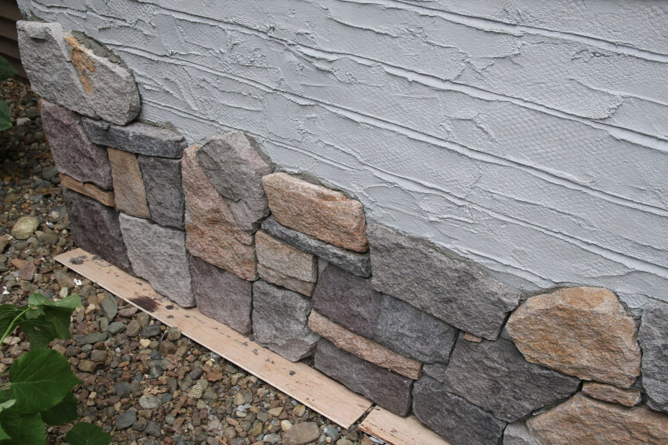 Stone veneer installation in Folsom, CA